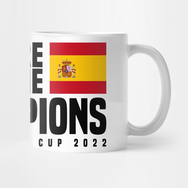 Qatar World Cup Champions 2022 - Spain by Den Vector